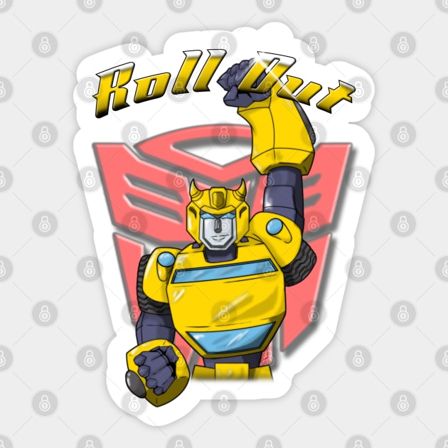 Roll Out Sticker by EnegDesign